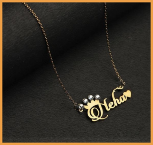 vanshika name necklace